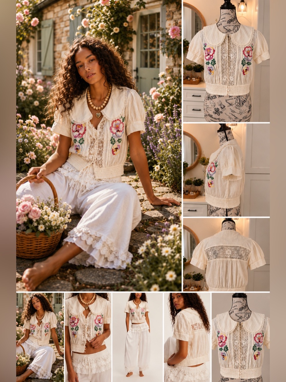 Free People Vintage Whimsey Blouse. (( SOLD OUT )) Sz XS